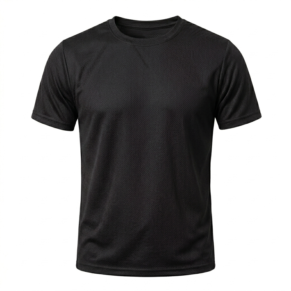 MASH BLACK DRYFIT T'SHIRT