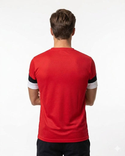 STRIPE-CORE RED DRYFIT T-SHIRTS